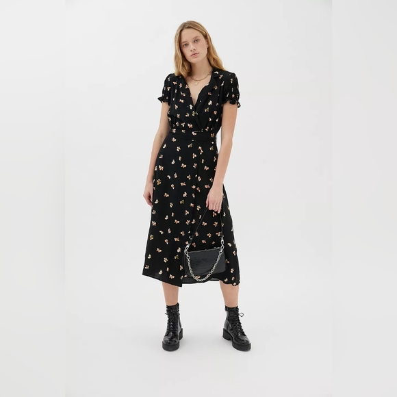 Urban Outfitters Dresses & Skirts - Urban Outfitters UO Spring Day Butterfly Midi Wrap Dress